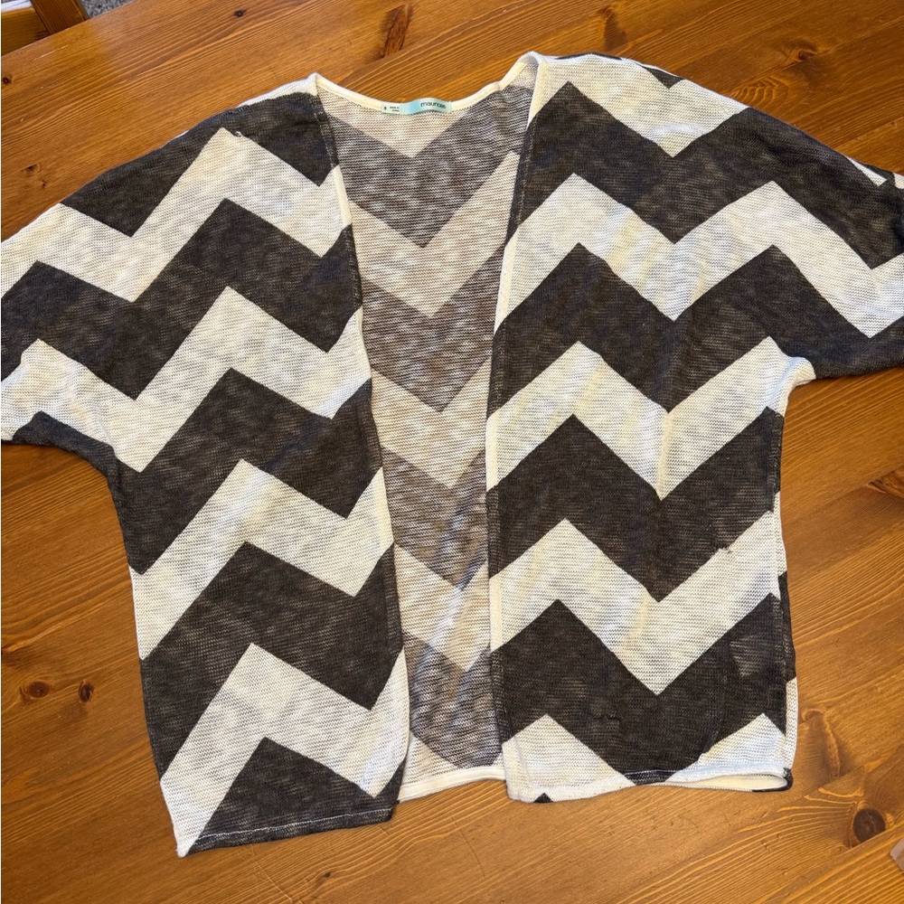 Black and White Chevron Sweater